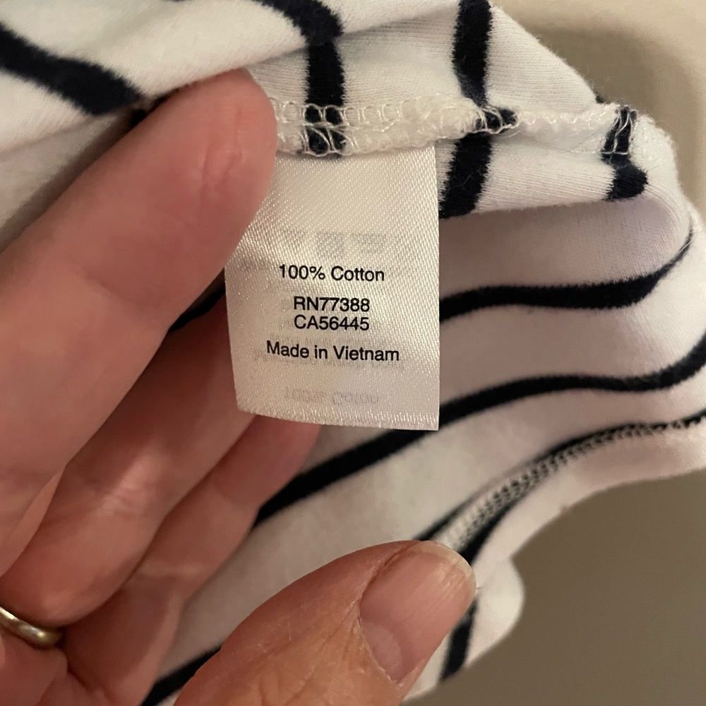 J. Crew Mercantile flared sleeve striped top - Picture 3 of 5